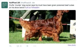 My dog's got no nose. etc etc 