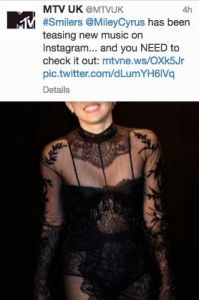 Miley's smile may or may not have reached her eyes 